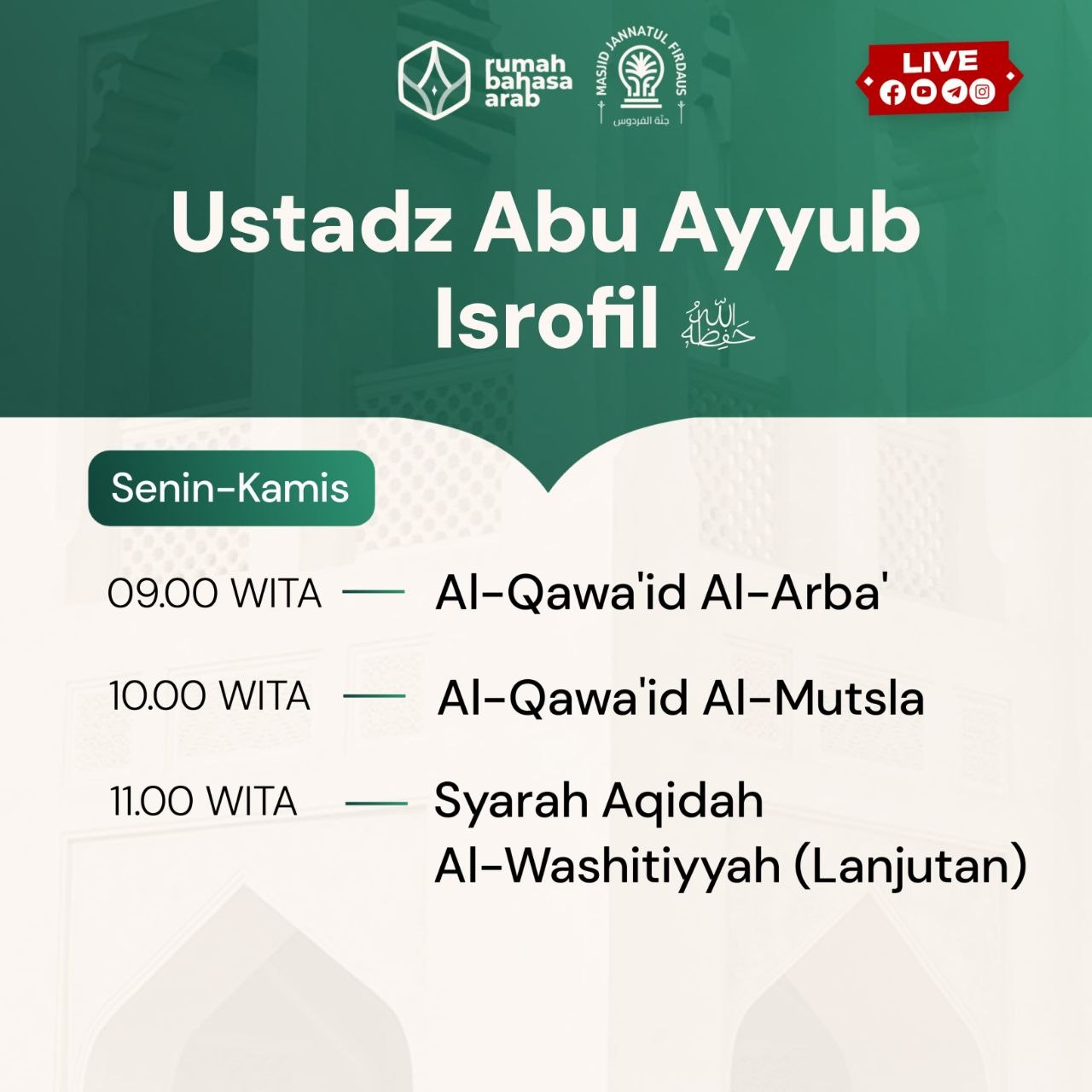 Ustadz Abu Ayyub Isrofil